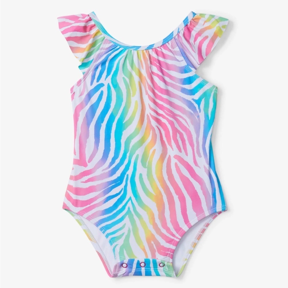 Hatley Rainbow Zebra Swimsuit NEW